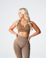 Mocha Pursuit Seamless Bra Mocha | NVGTN Sale