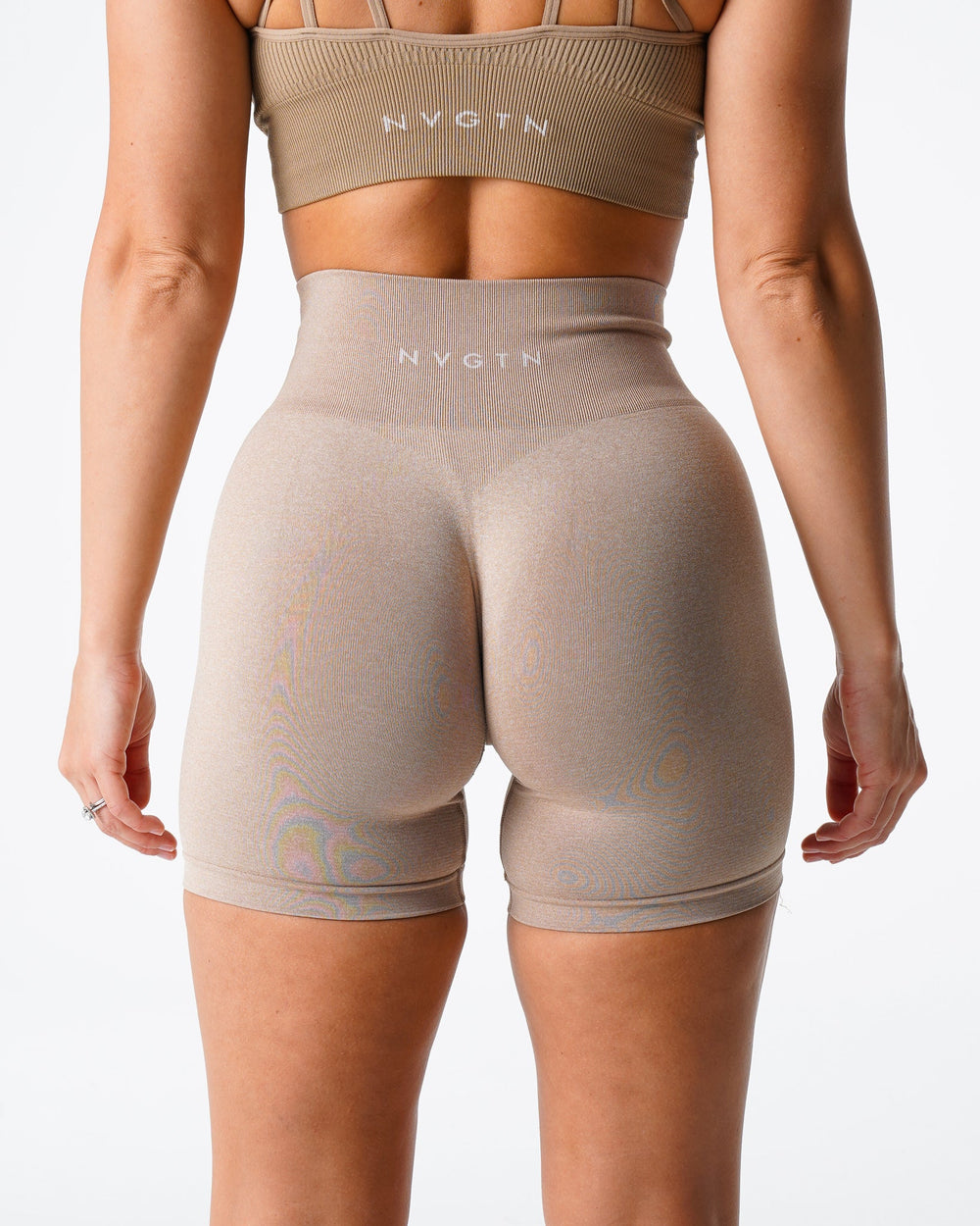 Beige Pro Seamless Shorts Beige | NVGTN New