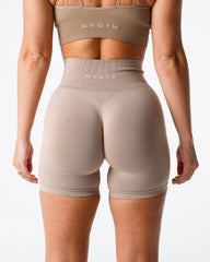 Beige Pro Seamless Shorts Beige | NVGTN New