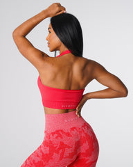 Candy Apple Limitless Ribbed Seamless Halter Bra Candy Apple | NVGTN Near Me