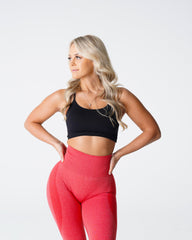 Black Invincible Seamless Bra Black | NVGTN New