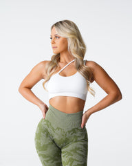 White Streamline Seamless Bra White | NVGTN Near Me