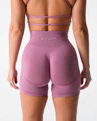 Pastel Pink Contour Seamless Shorts Pastel Pink | NVGTN New
