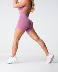 Pastel Pink Contour Seamless Shorts Pastel Pink | NVGTN New