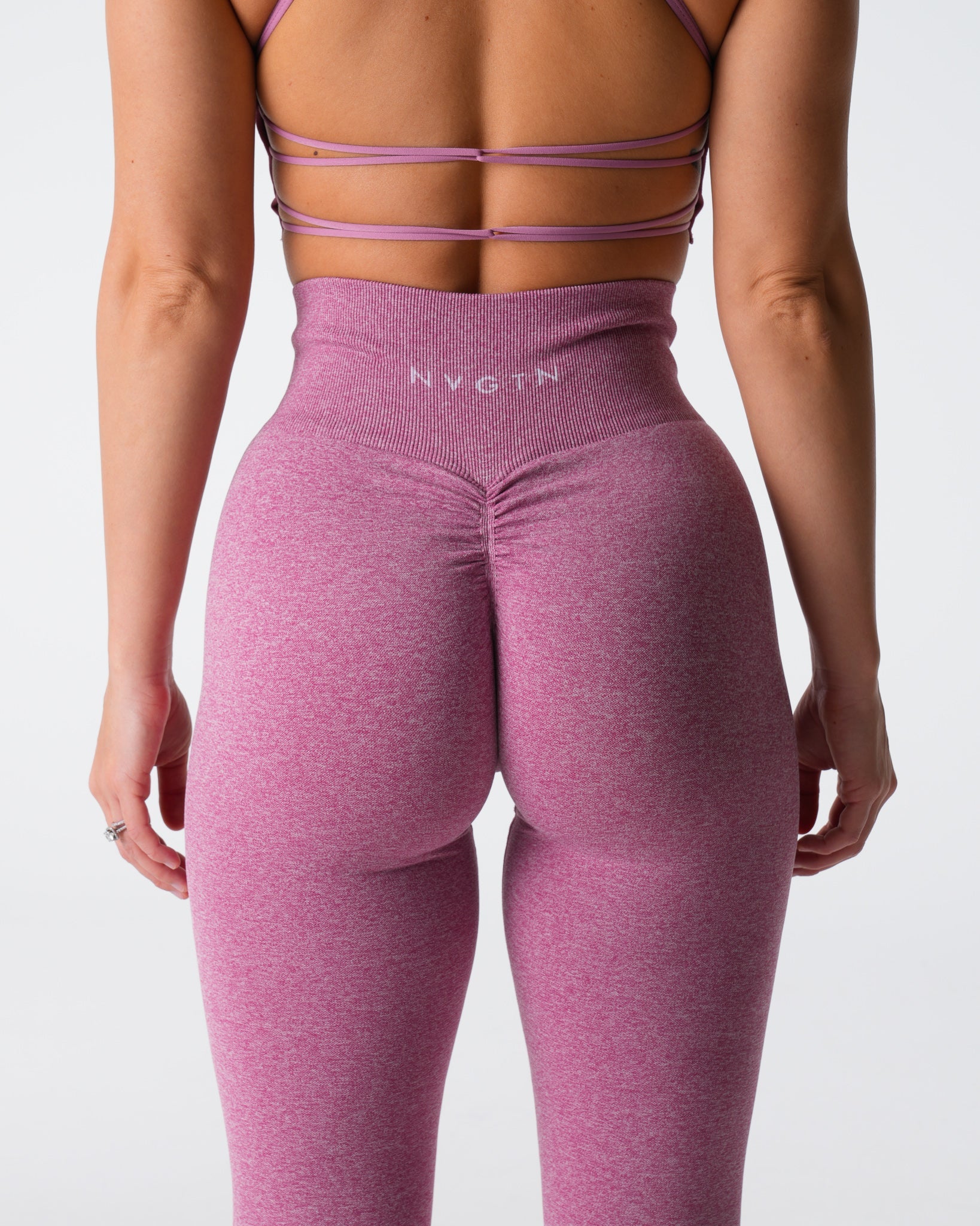 Pastel Pink Scrunch Seamless Leggings Pastel Pink | NVGTN Near Me