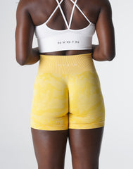 Sunshine Yellow Camo Seamless Shorts Sunshine Yellow | NVGTN Near Me