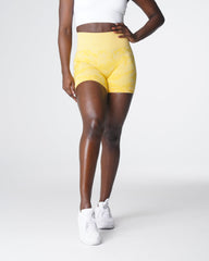 Sunshine Yellow Camo Seamless Shorts Sunshine Yellow | NVGTN Near Me