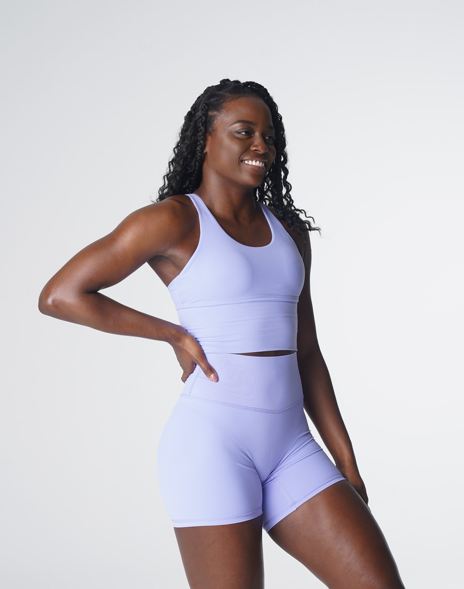 Periwinkle Matrix Bra Top Periwinkle | NVGTN US