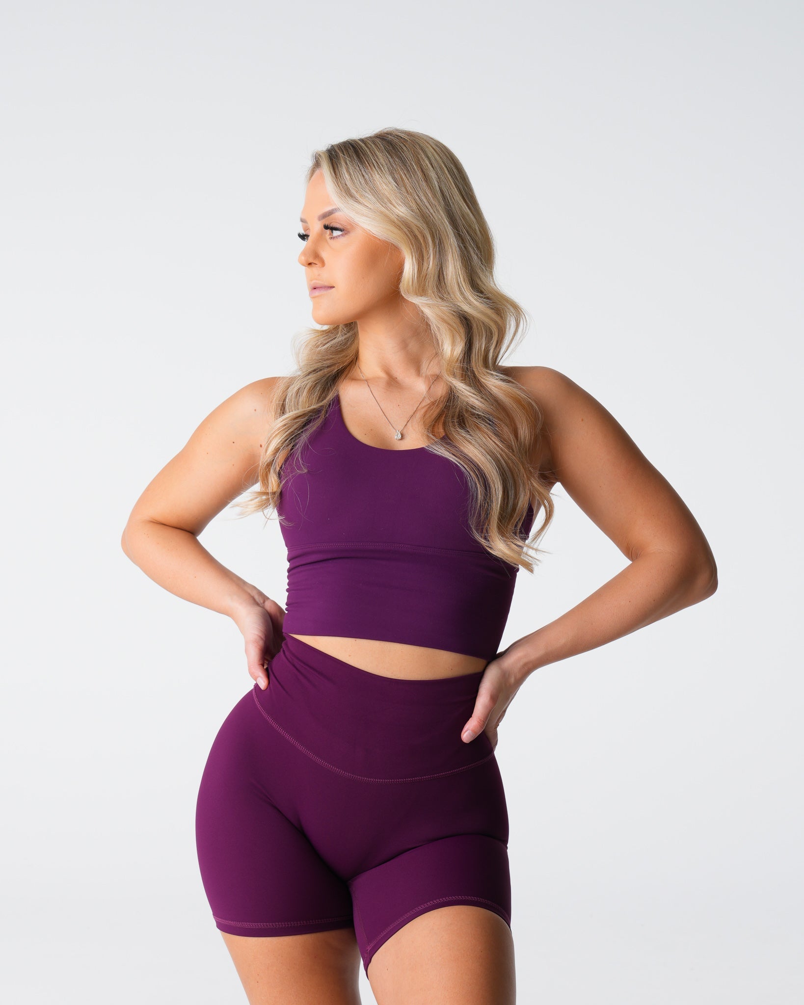 Plum Matrix Bra Top Plum | NVGTN Online