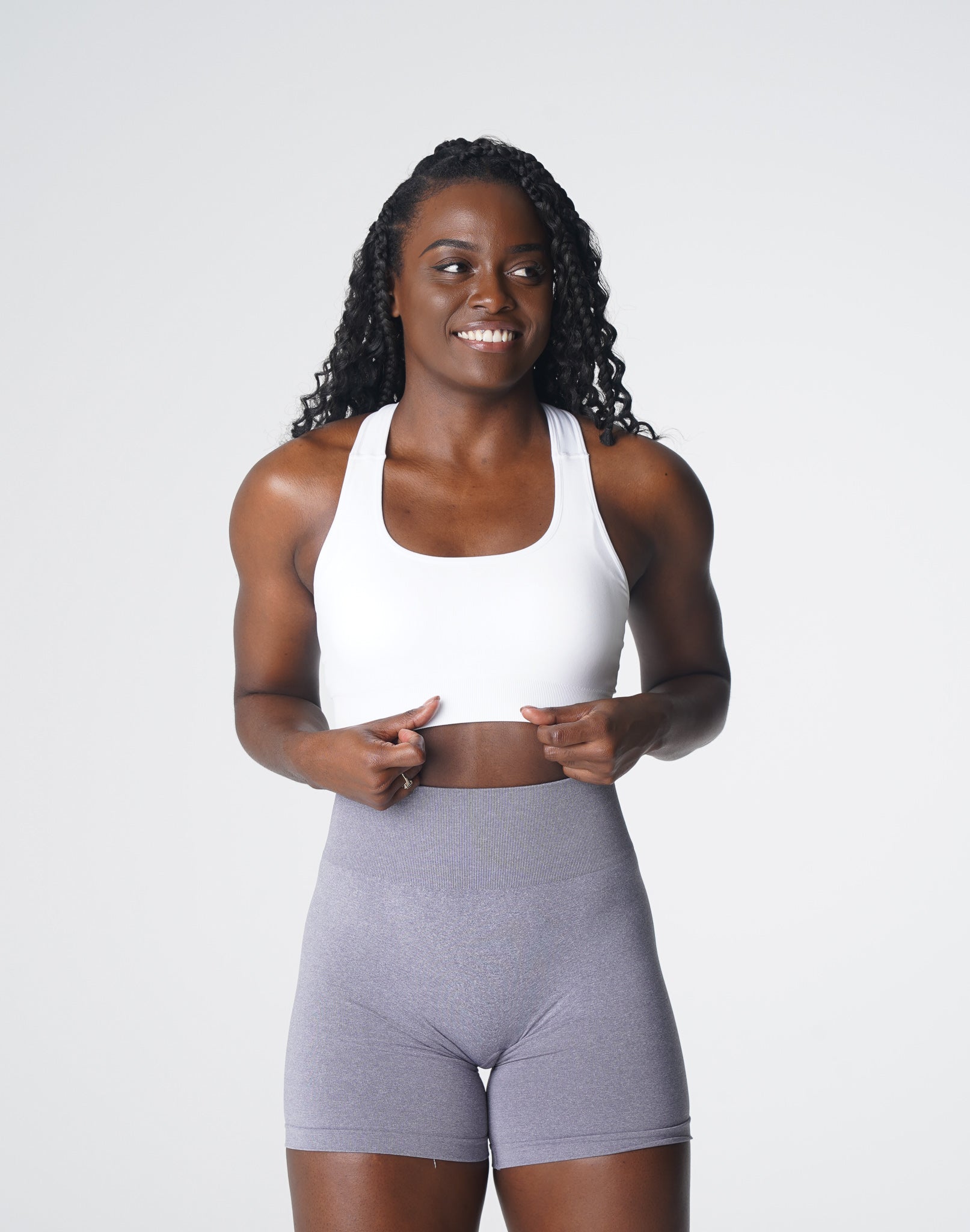 White Surge Seamless Bra White | NVGTN New