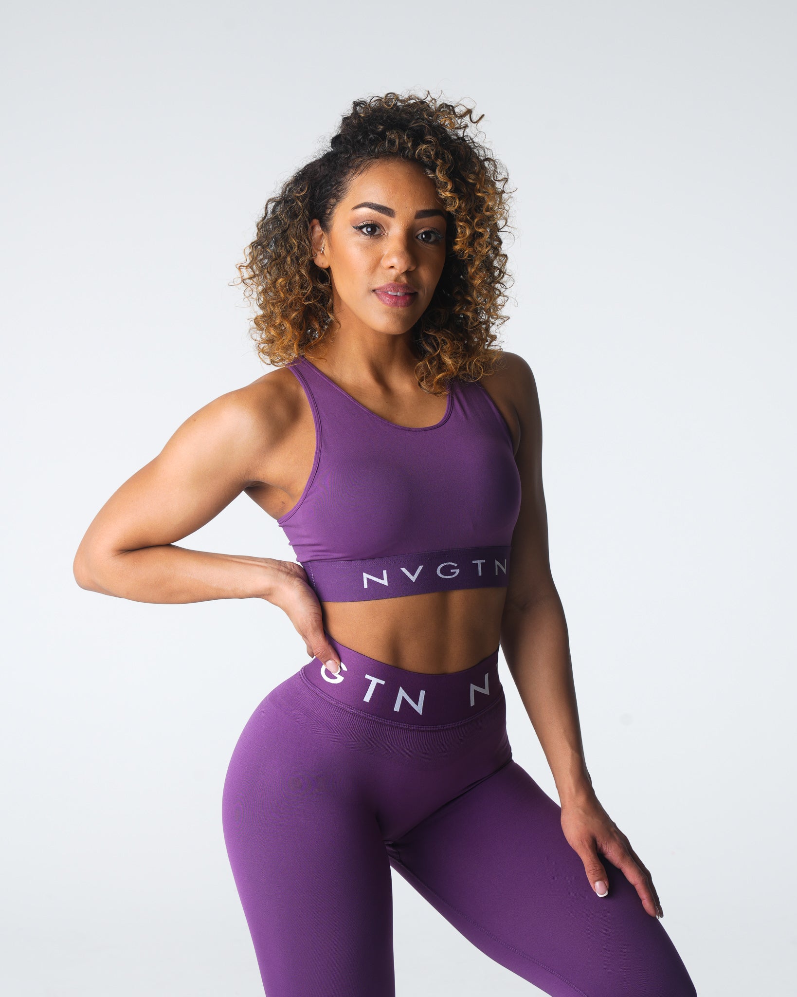 Amethyst Trilogy Sport Seamless Bra Amethyst | NVGTN Discount