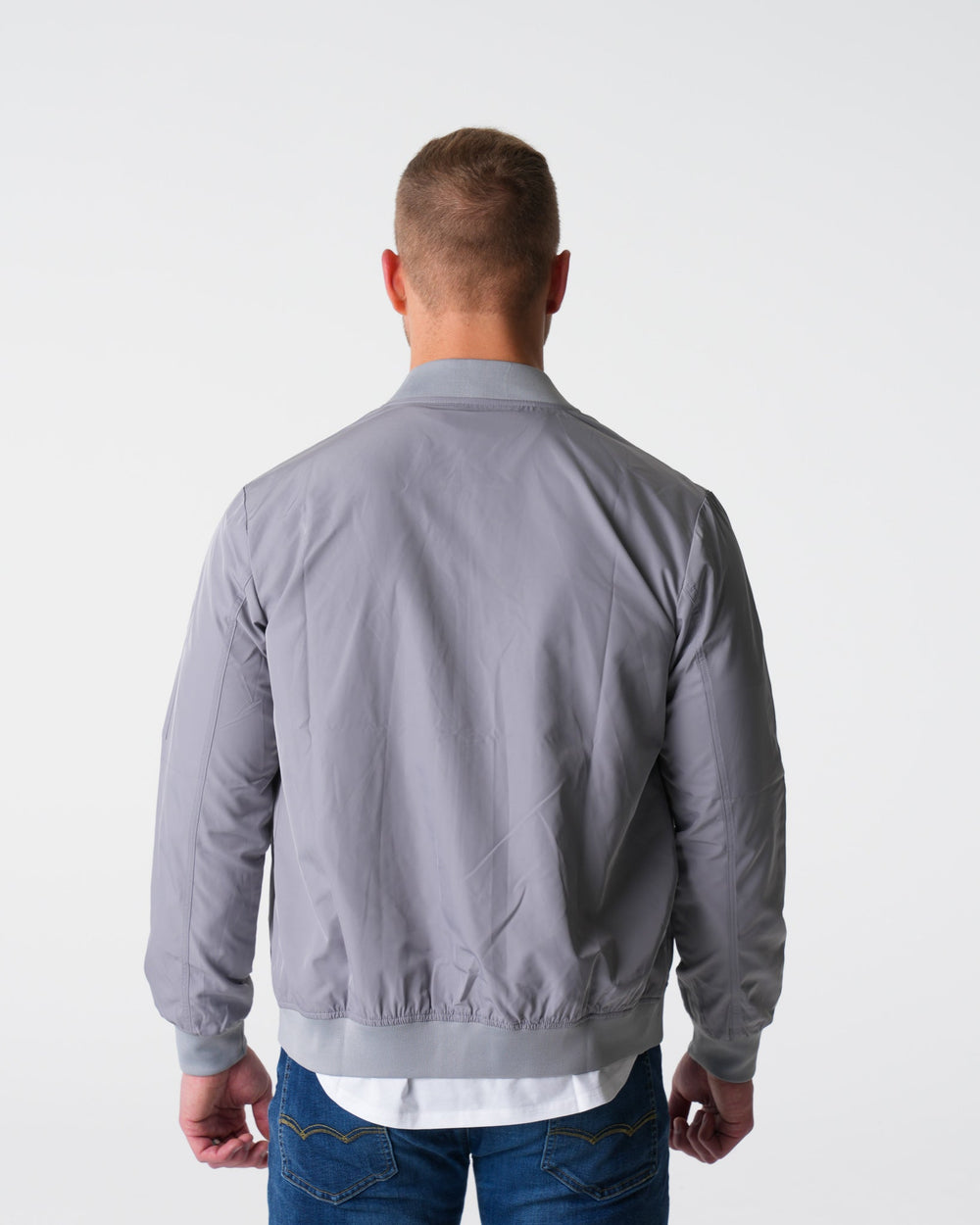 Grey Bomber Jacket Grey | NVGTN US
