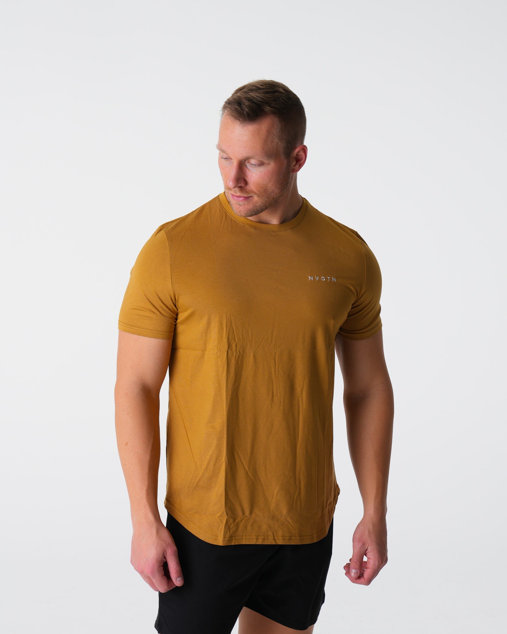 Bronze Pulse Fitted Tee Bronze | NVGTN For Sale