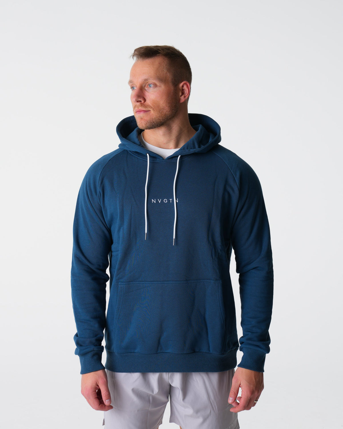Navy Lounge Hoodie Navy | NVGTN Online