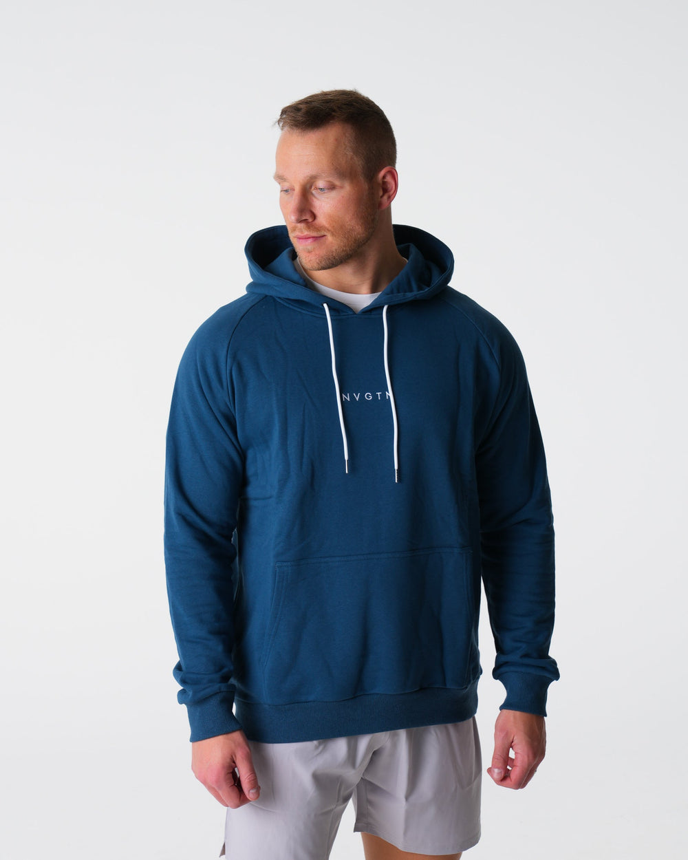 Navy Lounge Hoodie Navy | NVGTN Online