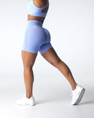 Periwinkle Contour Seamless Shorts Periwinkle | NVGTN For Sale