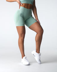 Sage Green Contour Seamless Shorts Sage Green | NVGTN US
