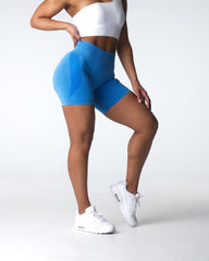Ocean Blue Contour Seamless Shorts Ocean Blue | NVGTN Sale