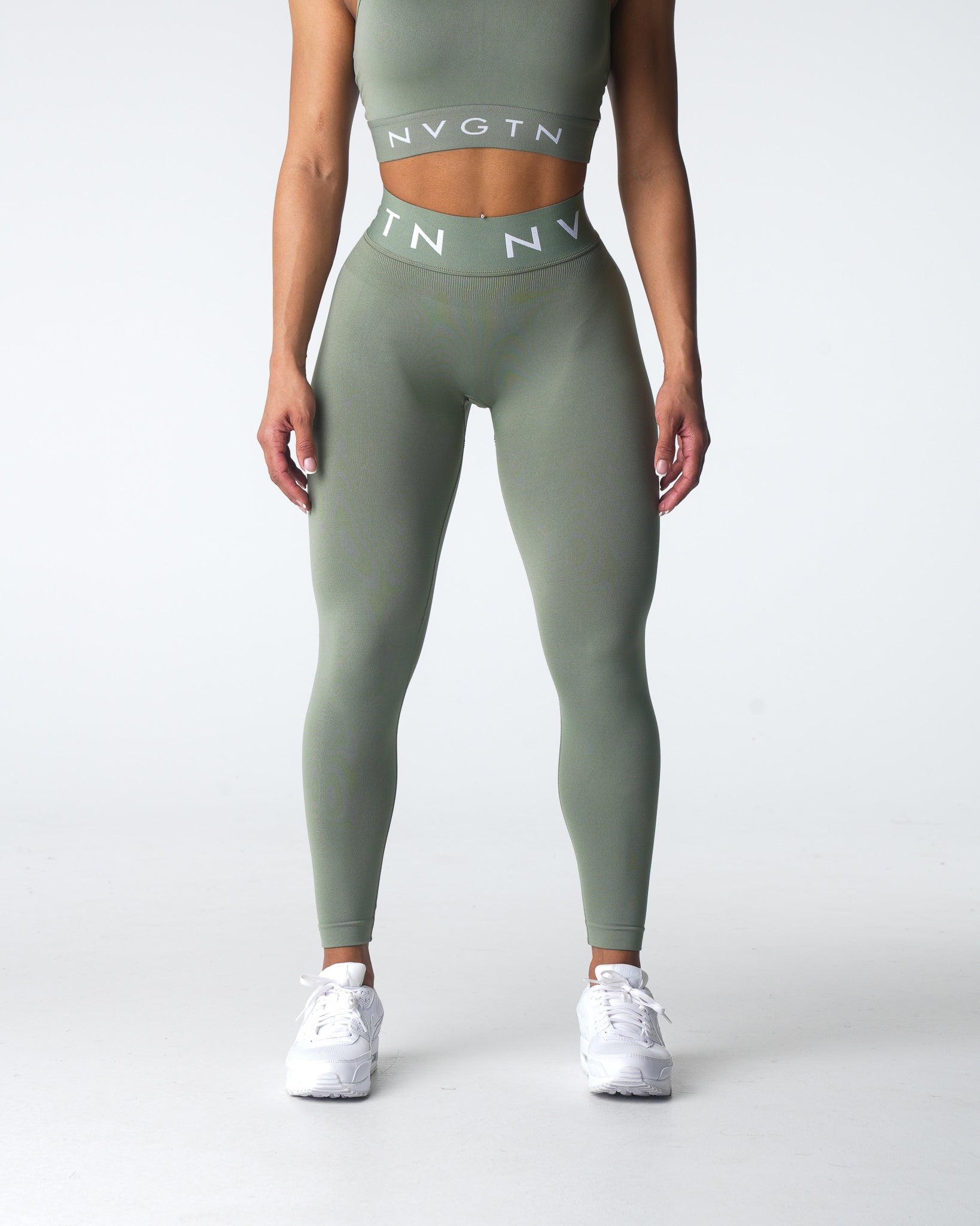 Sage Green Sport Seamless Leggings Sage Green | NVGTN Discount