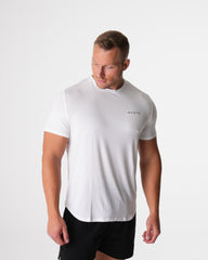 White Tech Fitted Tee White | NVGTN Near Me