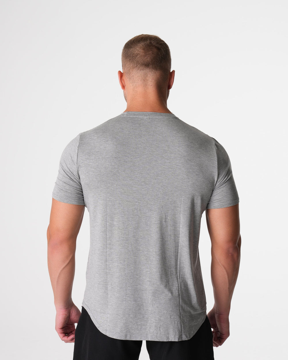 Grey Tech Fitted Tee Grey | NVGTN Outlet