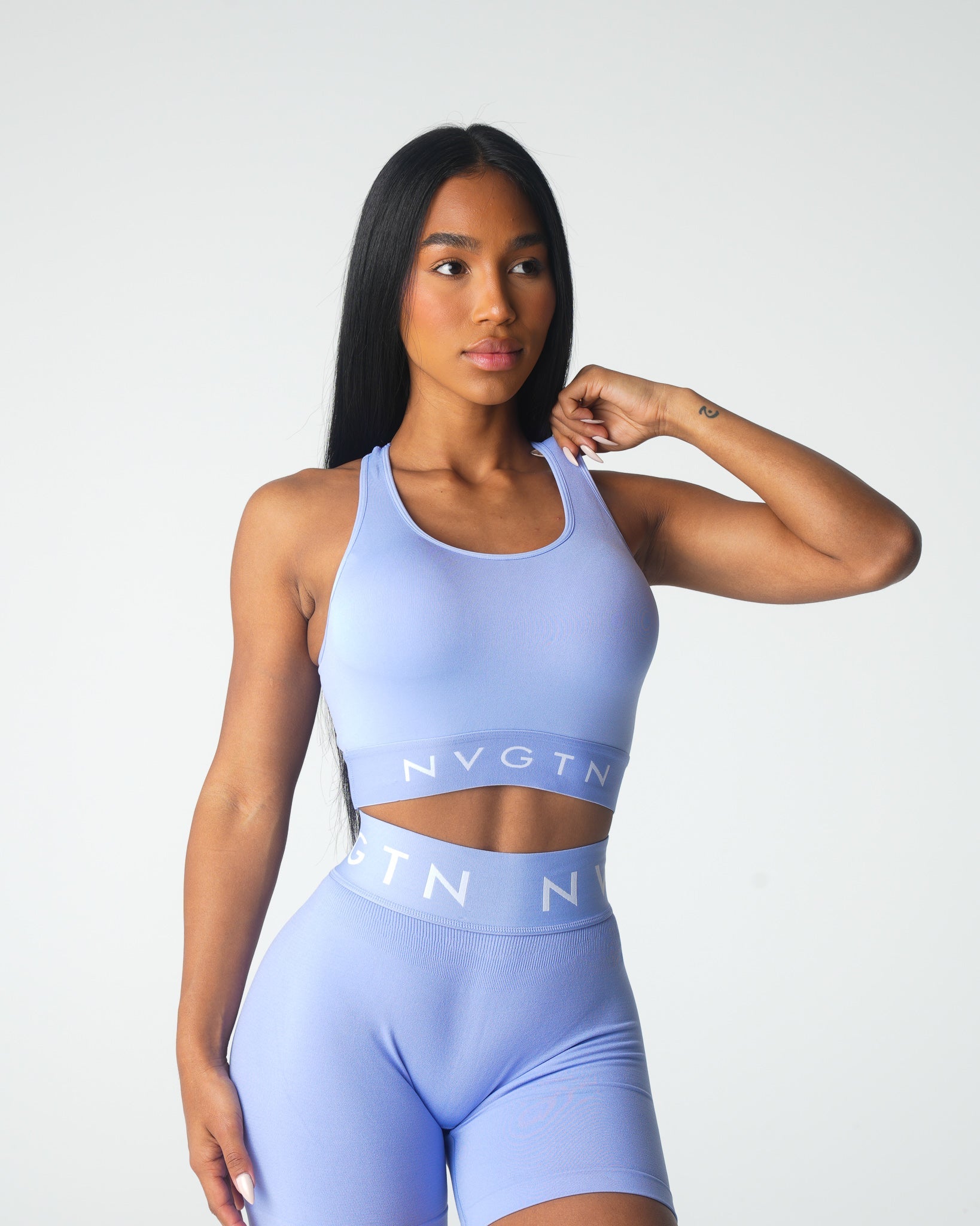 Periwinkle Legacy Sport Seamless Bra Periwinkle | NVGTN New