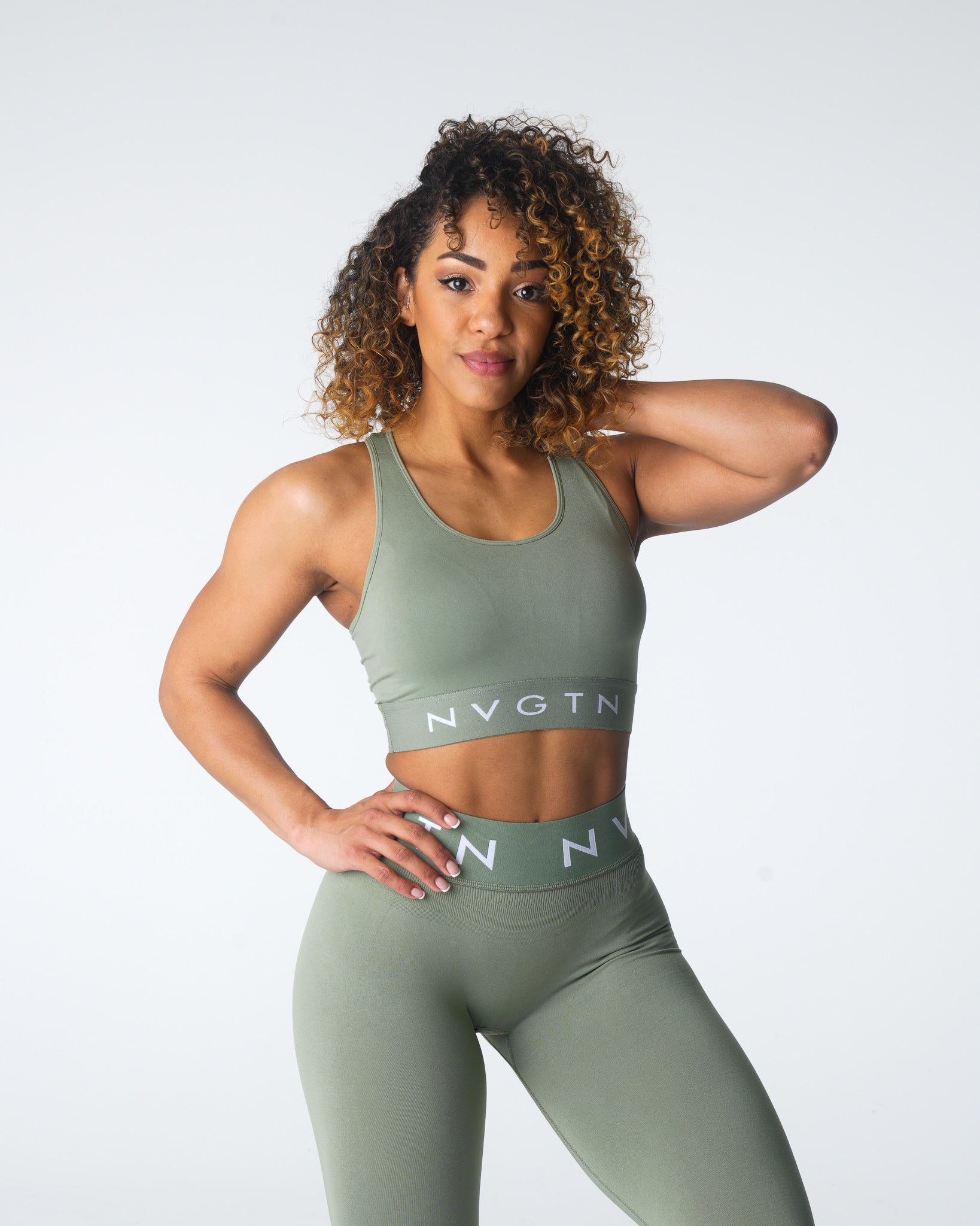 Sage Green Legacy Sport Seamless Bra Sage Green | NVGTN Online