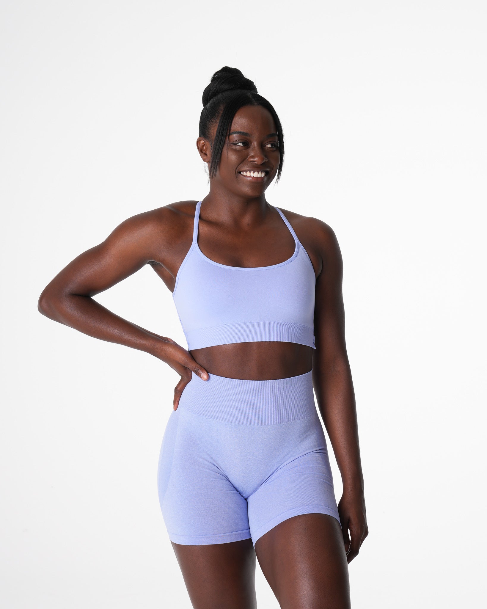 Periwinkle Invincible Seamless Bra Periwinkle | NVGTN New