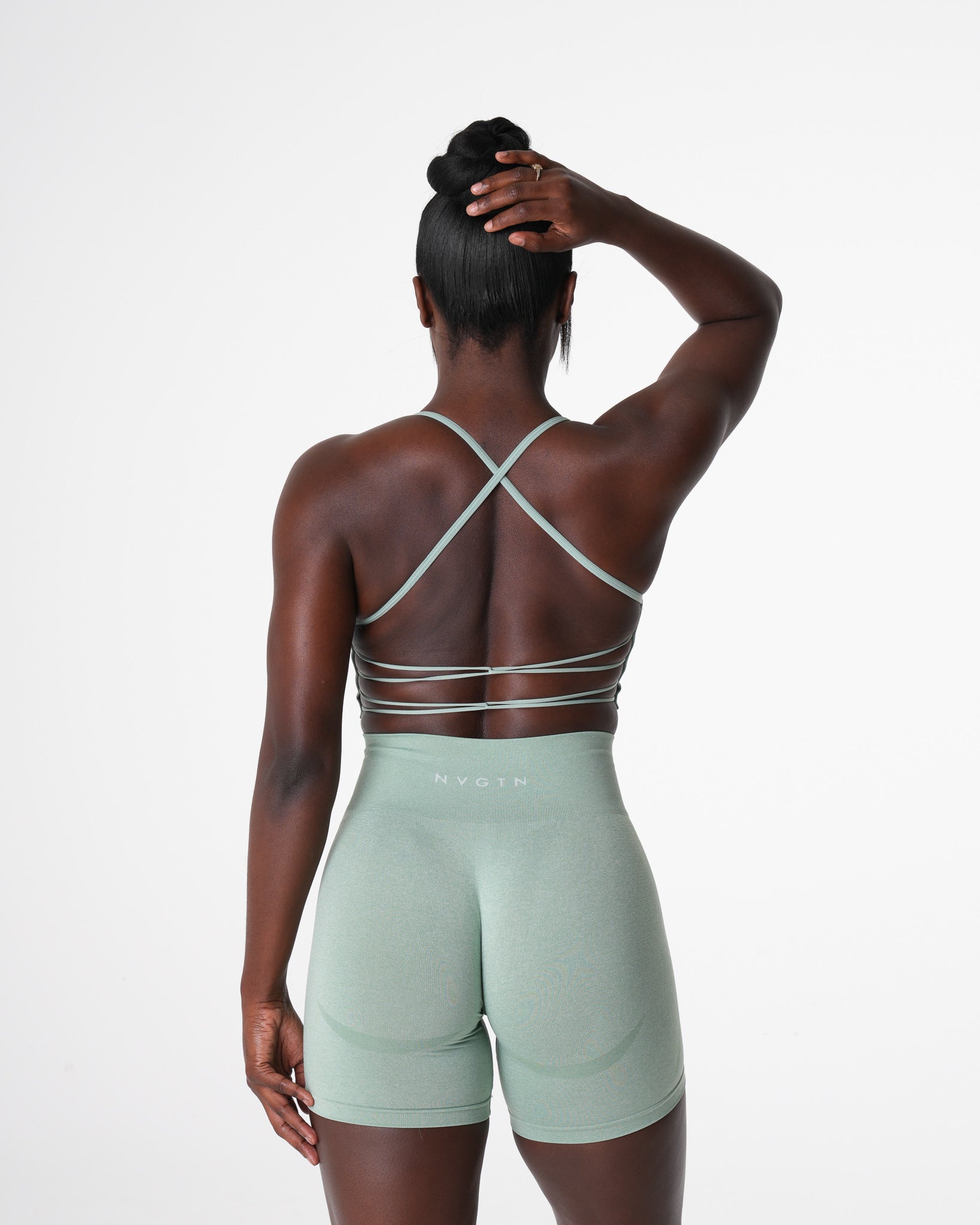 Sage Green Invincible Seamless Bra Sage Green | NVGTN Online