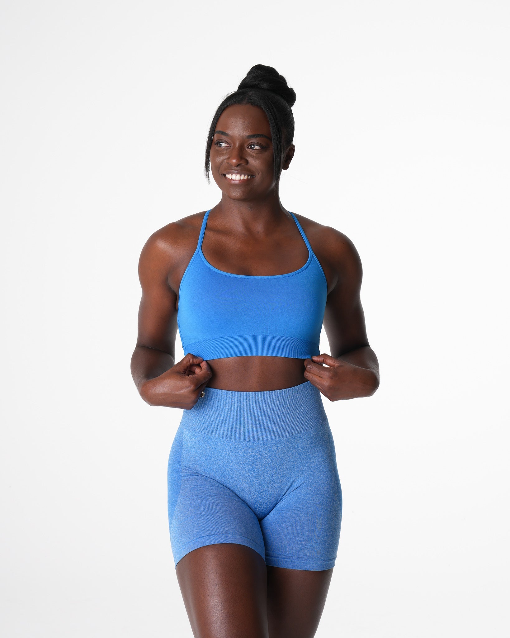 Ocean Blue Invincible Seamless Bra Ocean Blue | NVGTN Sale