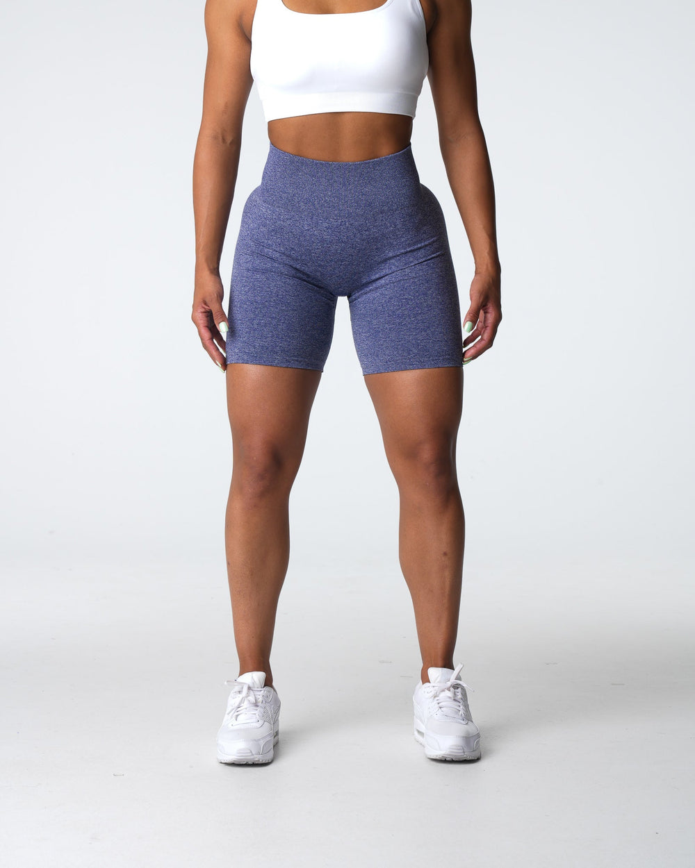 Indigo Scrunch Seamless Shorts Indigo | NVGTN Outlet