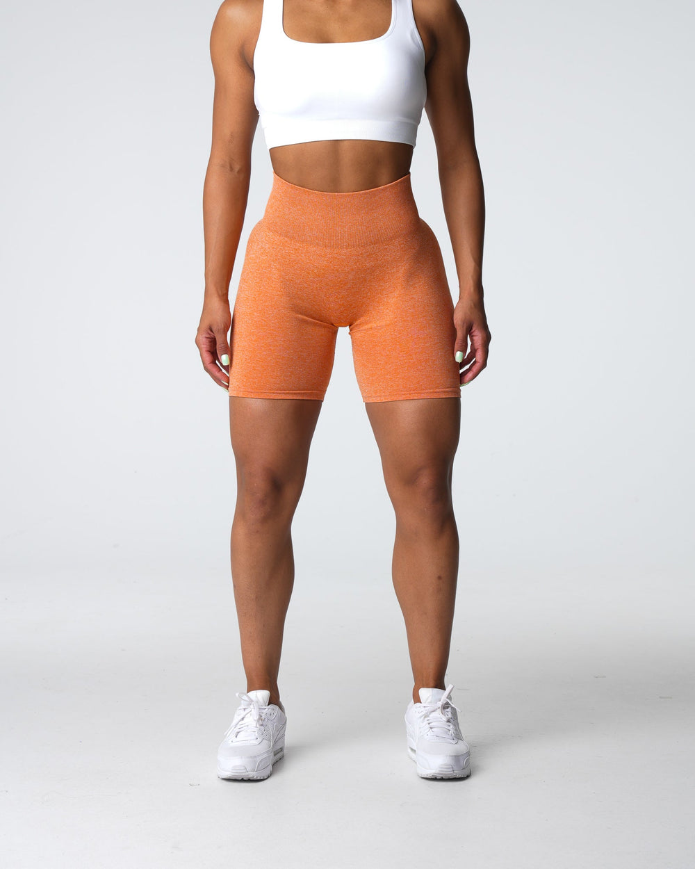 Burnt Orange Scrunch Seamless Shorts Burnt Orange | NVGTN Online Shop