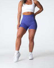 Electric Blue Scrunch Seamless Shorts Electric Blue | NVGTN New