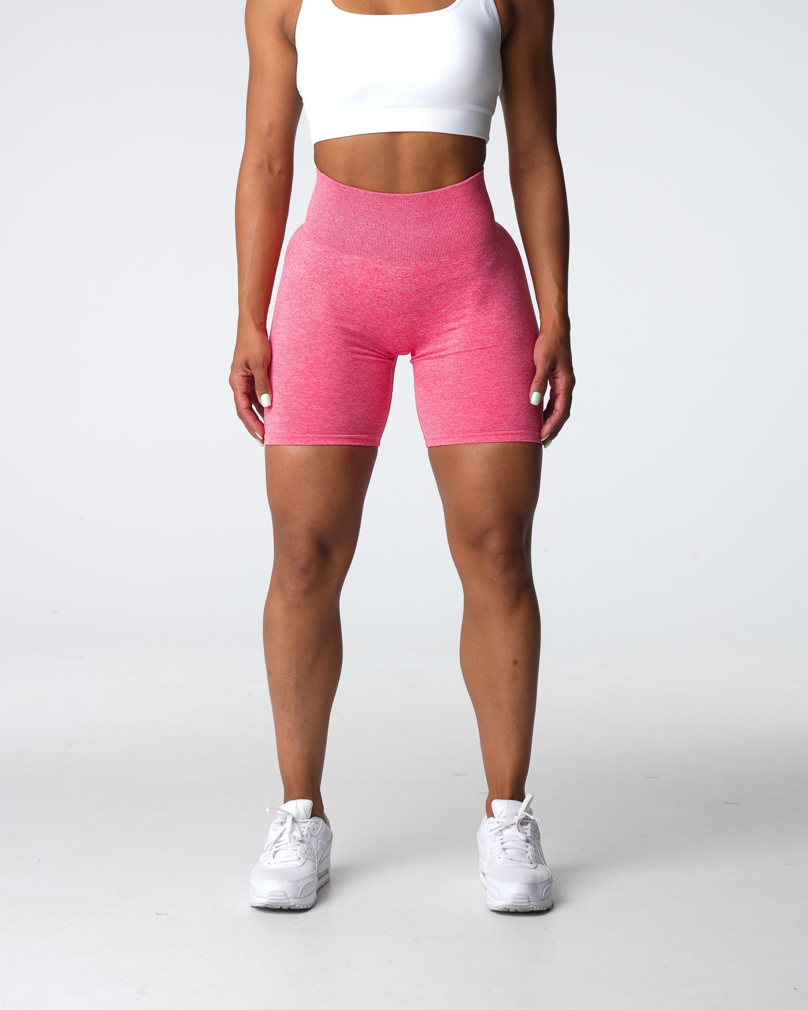Coral Scrunch Seamless Shorts Coral | NVGTN Sale