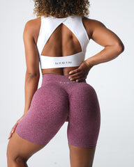 Maroon Scrunch Seamless Shorts Maroon | NVGTN Outlet