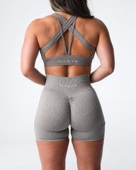 Taupe Scrunch Seamless Shorts Taupe | NVGTN Sale