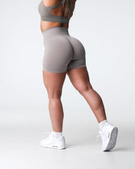 Taupe Pro Seamless Shorts Taupe | NVGTN For Sale