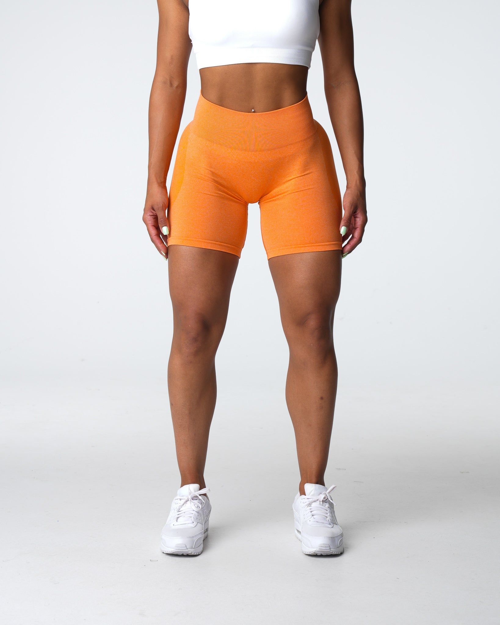 Sunset Orange Contour Seamless Shorts Sunset Orange | NVGTN Outlet