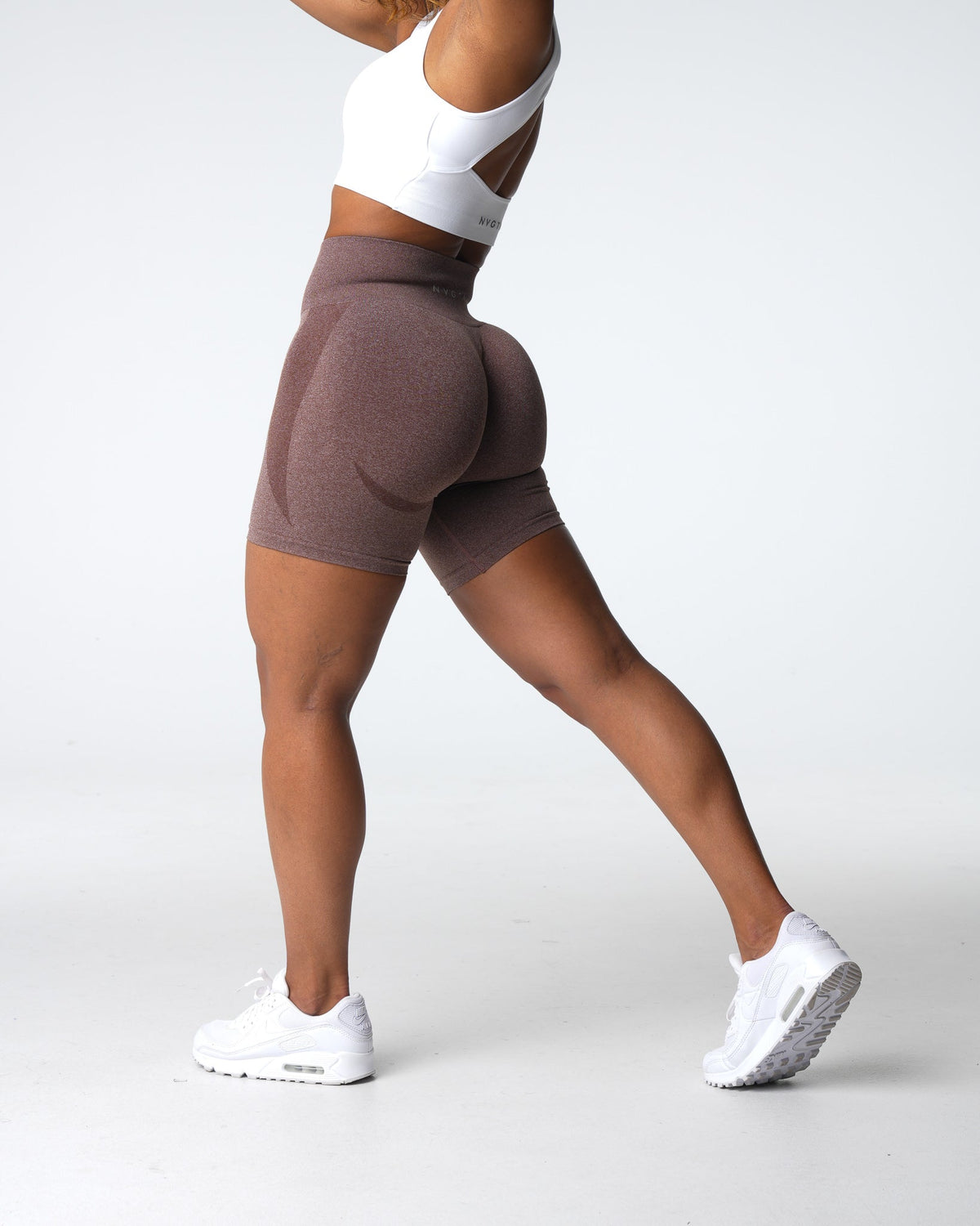 Cocoa Contour Seamless Shorts Cocoa | NVGTN For Sale