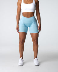 Pastel Blue Contour Seamless Shorts Pastel Blue | NVGTN Online