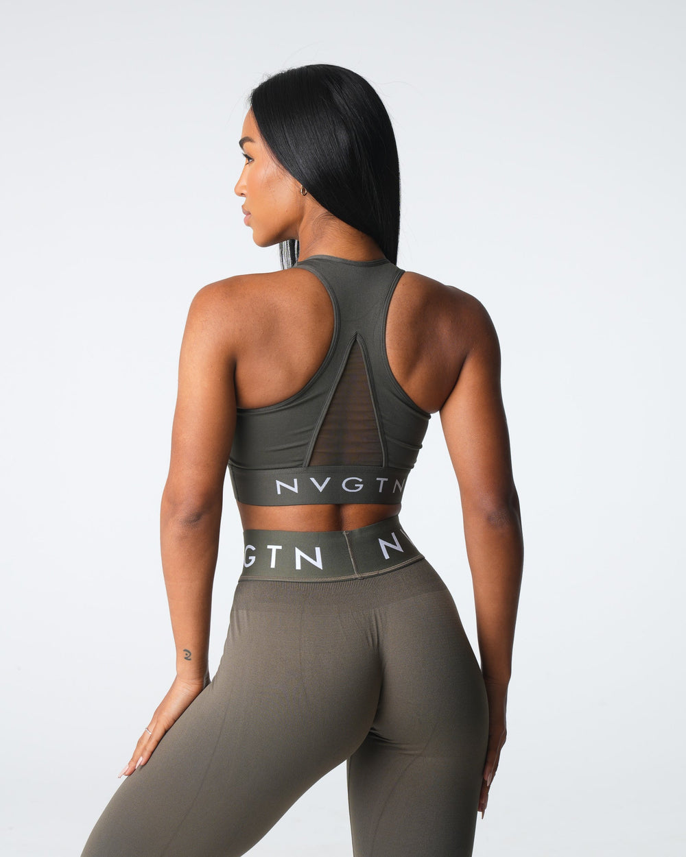 Olive Legacy Sport Seamless Bra Olive | NVGTN Online Shop
