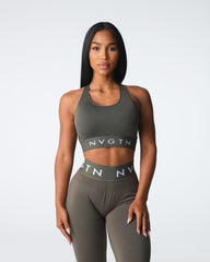 Olive Legacy Sport Seamless Bra Olive | NVGTN Online Shop