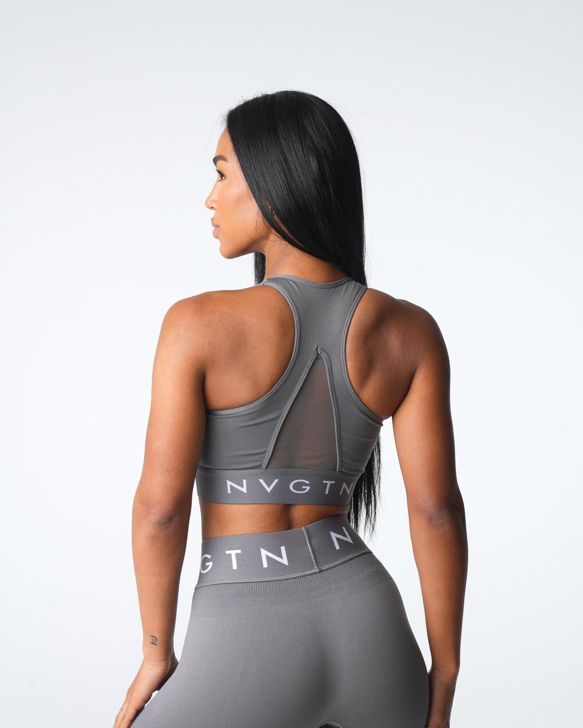 Charcoal Legacy Sport Seamless Bra Charcoal | NVGTN Outlet