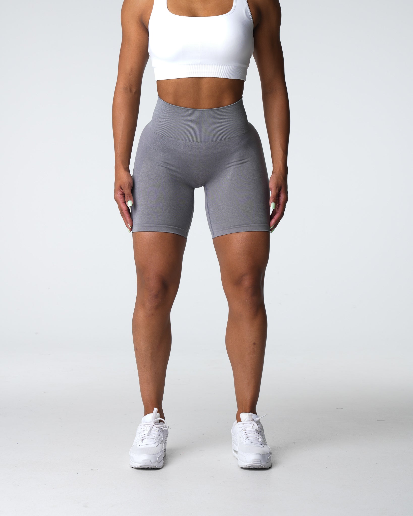 Grey Contour 2.0 Seamless Shorts Grey | NVGTN US