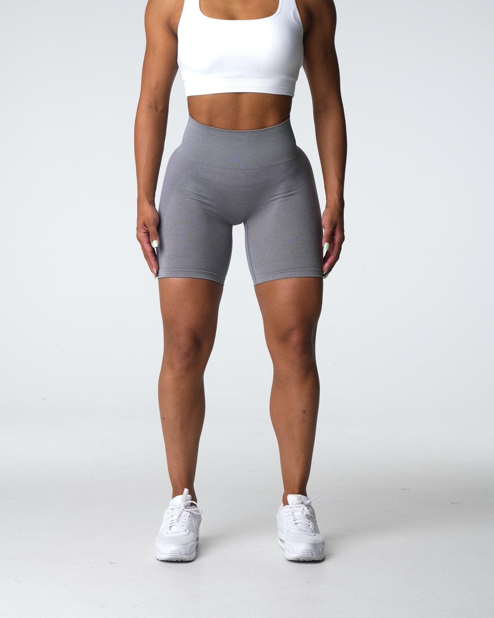 Grey Contour 2.0 Seamless Shorts Grey | NVGTN US