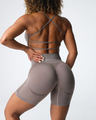 Taupe Contour 2.0 Seamless Shorts Taupe | NVGTN Outlet