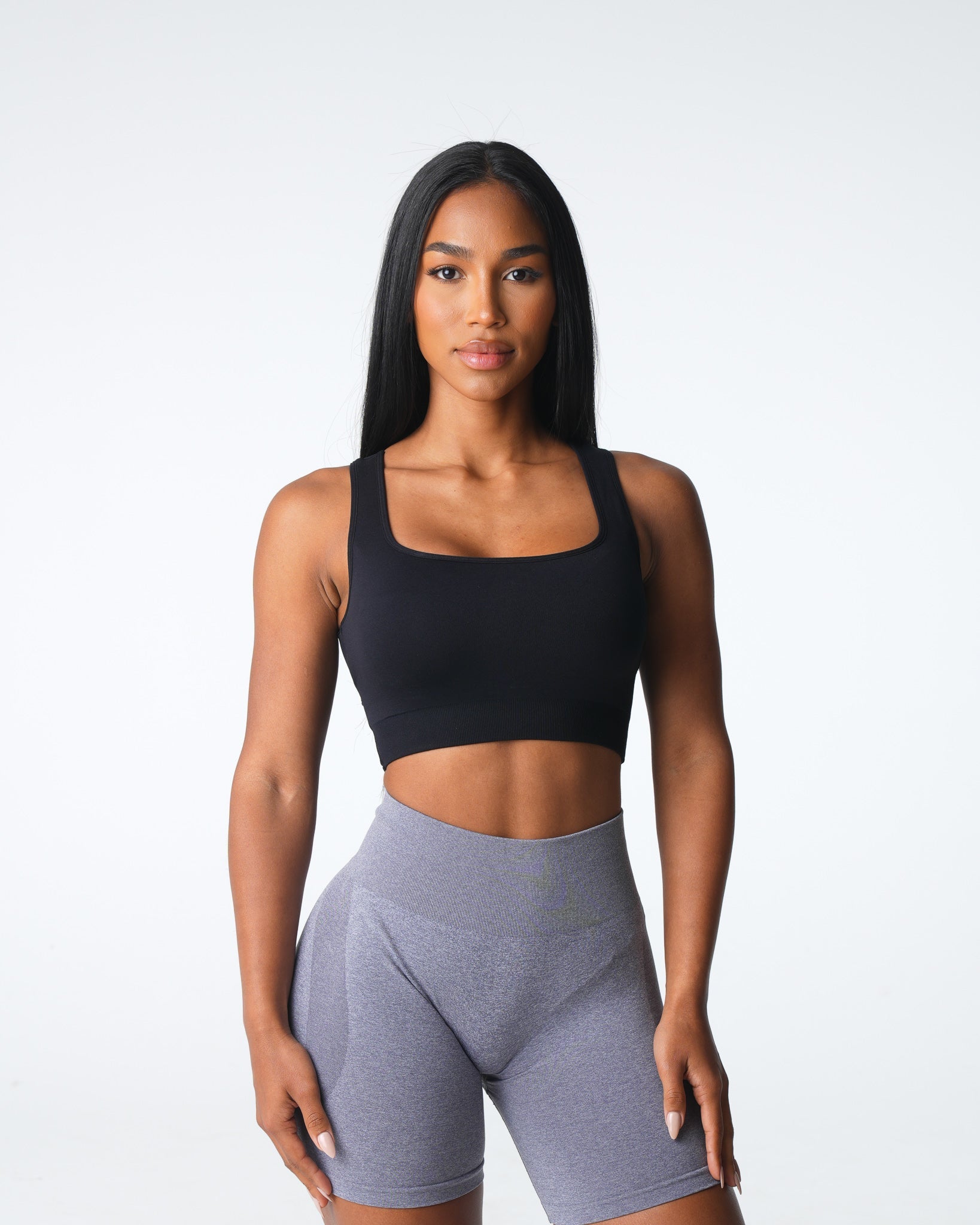 Black Empower Seamless Bra Black | NVGTN US
