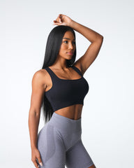 Black Empower Seamless Bra Black | NVGTN US