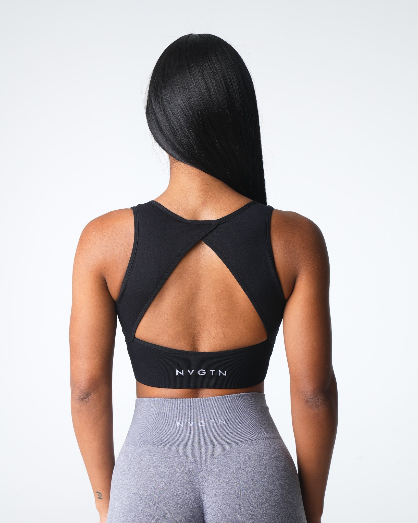 Black Empower Seamless Bra Black | NVGTN US