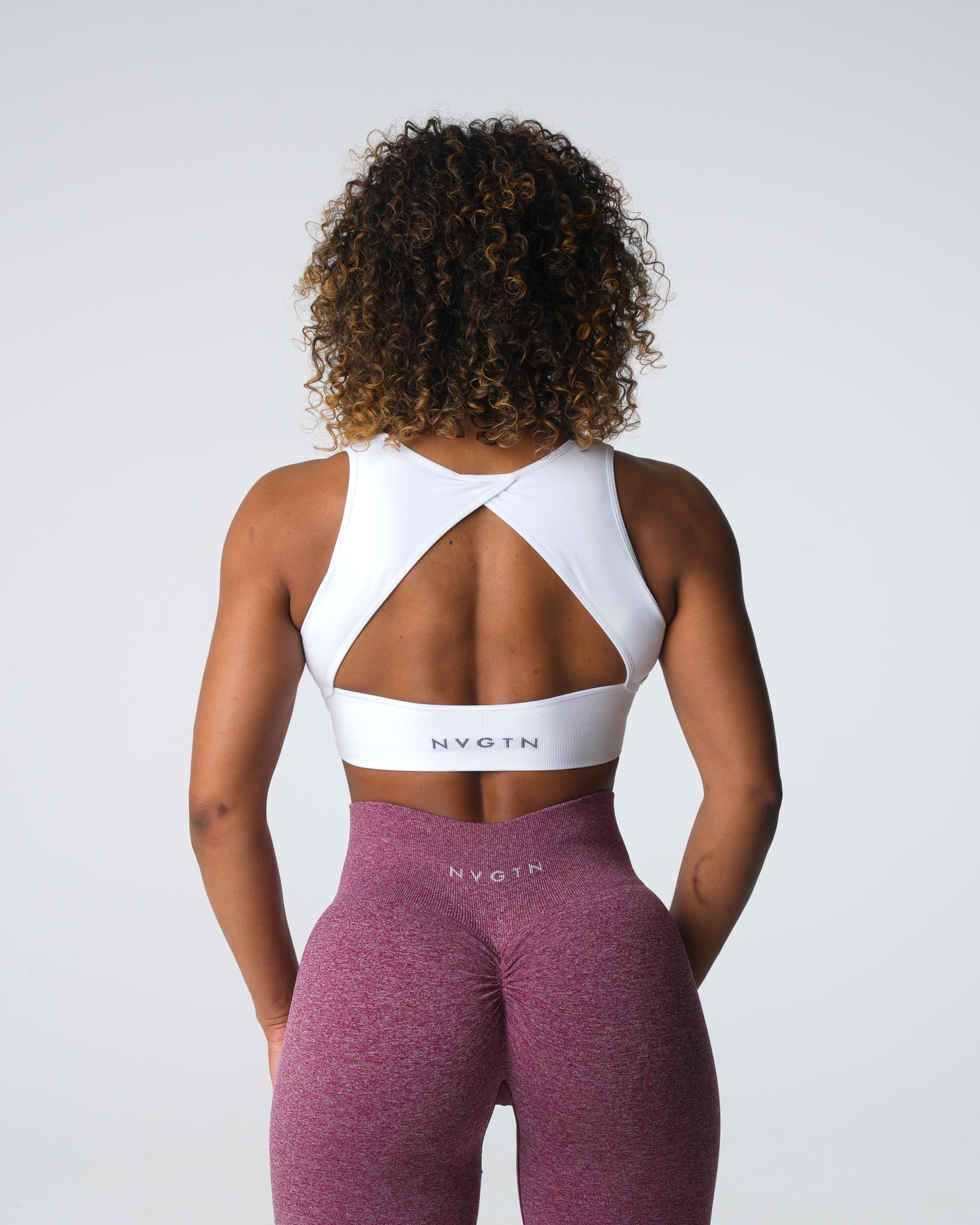 White Empower Seamless Bra White | NVGTN For Sale